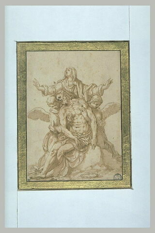 Le Christ mort, soutenu par deux anges et pleuré par la Vierge, image 4/4