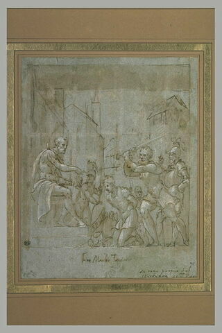 Titus Manlius Torquatus condamnant son fils à mort, image 1/1