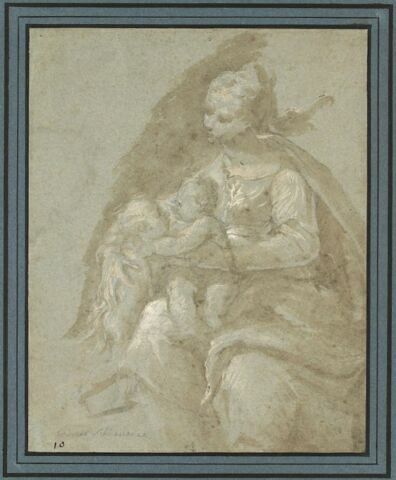 La Vierge avec l'Enfant jouant avec le petit saint Jean, image 1/2