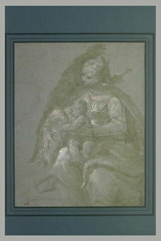 La Vierge avec l'Enfant jouant avec le petit saint Jean, image 2/2