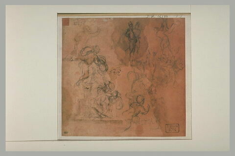 Esquisses de figures dans diverses positions, image 2/2