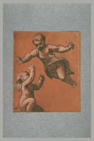 Deux angelots volant, image 2/3