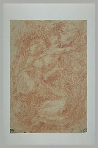 Vierge avec l'Enfant sur ses genoux