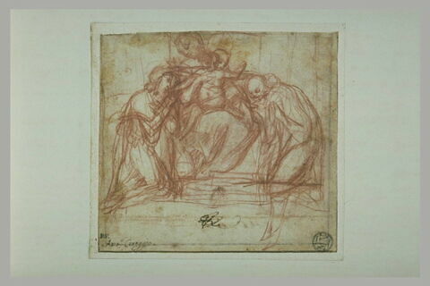 Vierge à l'Enfant adorée par deux saints, image 2/2
