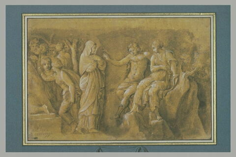 Latone se plaignant à Apollon et à Diane des mépris de Niobé, image 1/1