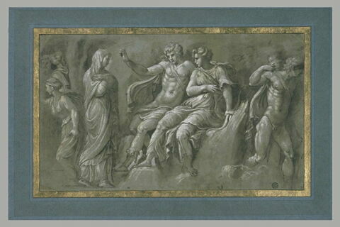 Latone se plaignant à Apollon et à Diane des mépris de Niobé, image 2/2