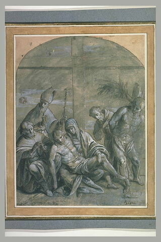 Pietà avec quatre saints