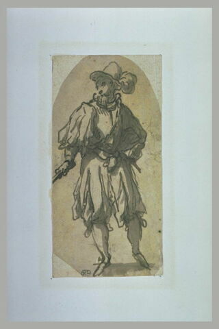 Homme debout, en costume du XVIe siècle