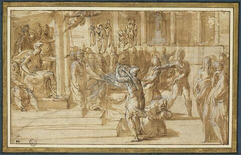 Le Martyre de saint Paul et la condamnation de saint Pierre devant Néron