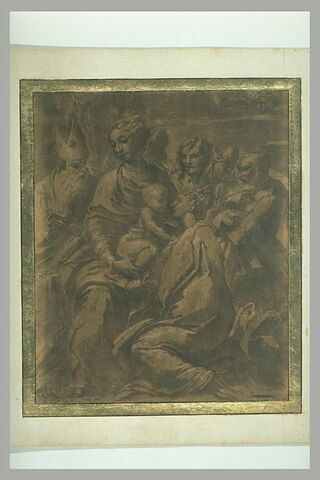 La Vierge à l'Enfant avec saint Pétrone, un ange, saint Jérôme et sainte Marguerite, image 2/2