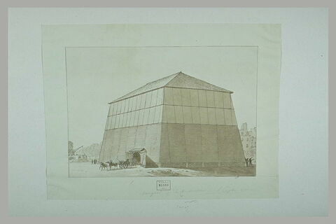 Vue du hangar de construction de l'éléphant de la fontaine de la Bastille, image 2/2