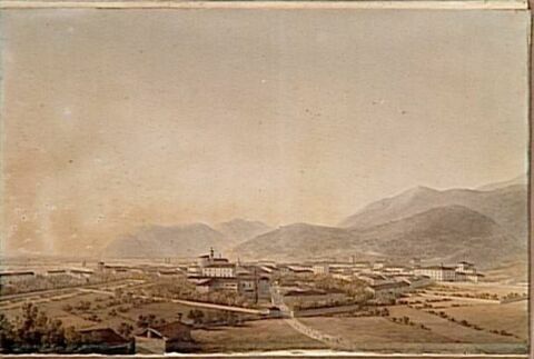 Vue du bourg de Gavardo le 4 août 1796, image 1/1