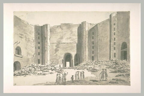 La Bastille, vue de l'intérieur, en démolition, image 1/1