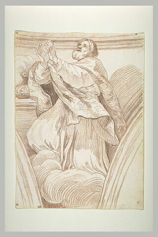 Samuel à genoux les mains et les yeux levés au ciel, image 2/2