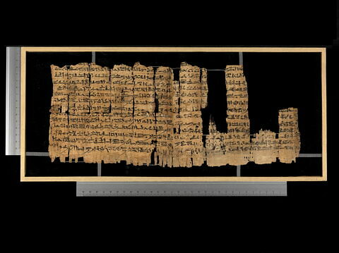 papyrus littéraire ; papyrus documentaire ; Papyrus Chassinat 1