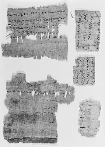 papyrus documentaire ; fragment, image 1/2