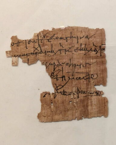 papyrus documentaire ; fragment, image 1/2