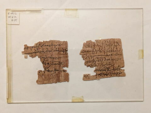 papyrus documentaire ; fragment, image 2/2