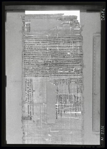papyrus littéraire ; papyrus documentaire, image 3/6