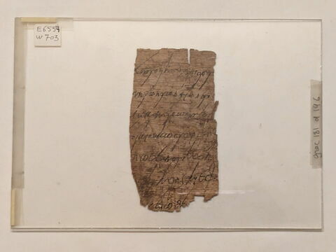 papyrus documentaire ; fragment, image 1/1