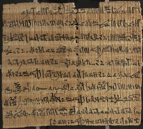 papyrus documentaire ; Papyrus Chassinat 10