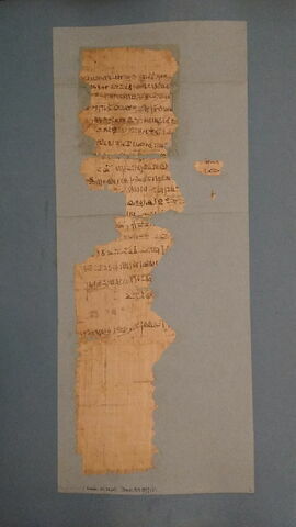 papyrus funéraire ; fragment