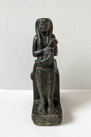 figurine d'Isis allaitant ; statuette, image 1/4