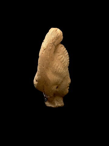 figurine de tête de femme romaine à cou fermé, image 3/3