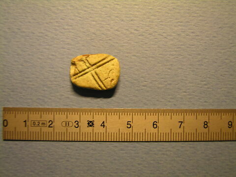 perle en pastille ovale ; amulette, image 1/1