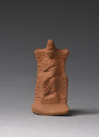 figurine d'Isis allaitant ; lampe, image 1/3