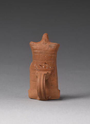 figurine d'Isis allaitant ; lampe, image 3/3