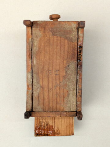 coffre rectangulaire à pieds ; coffret à couvercle à glissière, image 2/5