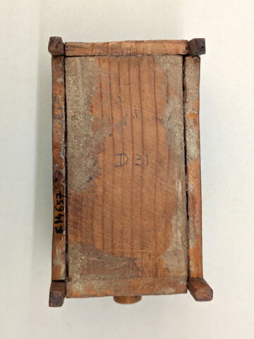 coffre rectangulaire à pieds ; coffret à couvercle à glissière, image 3/5