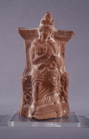 figurine d'Isis allaitant ; lampe, image 4/4