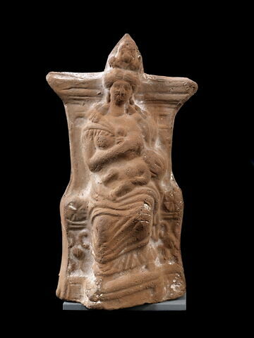 figurine d'Isis allaitant ; lampe