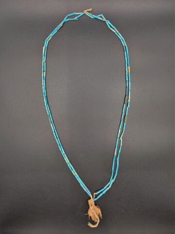 collier à 2 rangs ; perle tubulaire, image 2/2