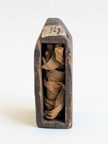 figurine ; sarcophage miniature