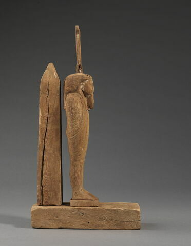 figurine d'Osiris à l'obélisque ; statue de Ptah-Sokar-Osiris, image 3/6