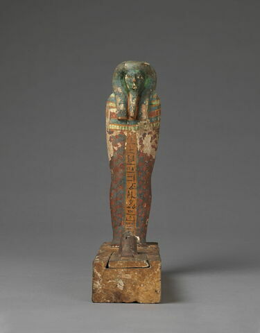 statue de Ptah-Sokar-Osiris ; figurine d'oiseau akhem, image 2/7