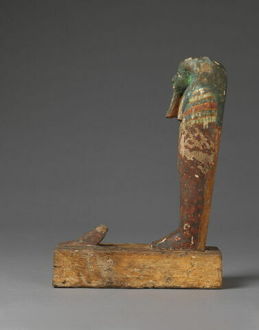statue de Ptah-Sokar-Osiris ; figurine d'oiseau akhem, image 3/7