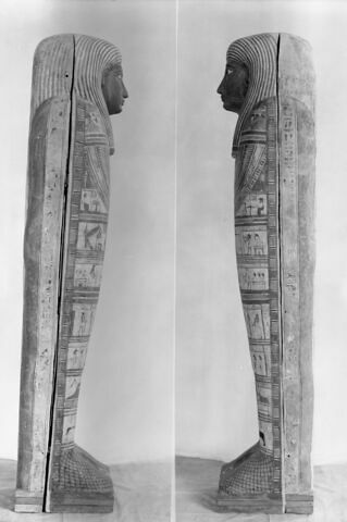 vue d'ensemble ; profil droit ; profil gauche © Musée du Louvre / Maurice et Pierre Chuzeville