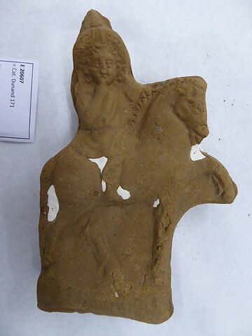 figurine d'Harpocrate cavalier