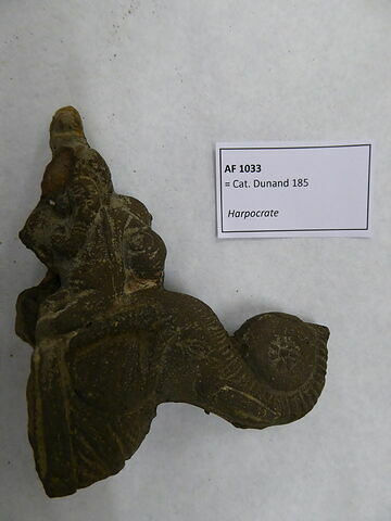 figurine d'Harpocrate au pot