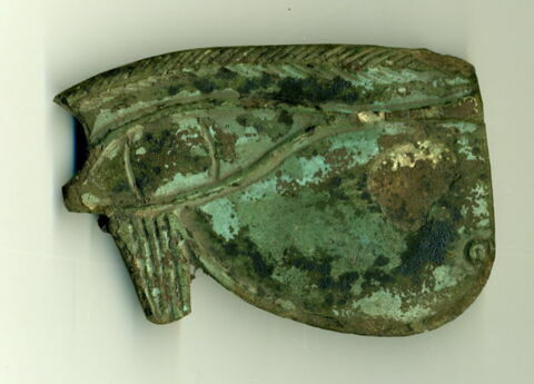 amulette oudjat simple biface, image 3/3