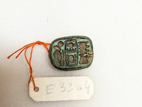 scaraboïde ; amulette oudjat, image 1/2