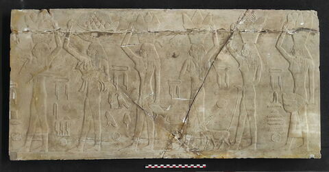 Moulage d'un relief de la paroi nord de la chapelle du mastaba de Ti à Saqqara