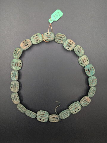 collier ; amulette oudjat quadruple symétrique, image 2/2