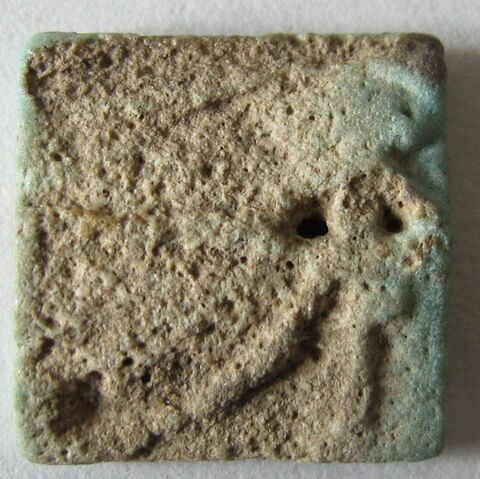 amulette oudjat carré ; plaquette, image 1/1