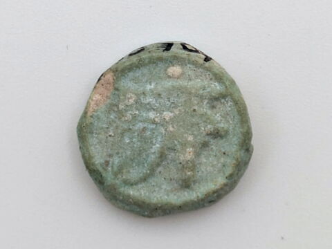 rondelle Bès oudjat ; amulette oudjat circonscrit, image 2/3