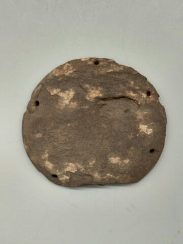 couvercle de boîte circulaire à bouton central  ; couvercle de boîte bombé, image 2/4